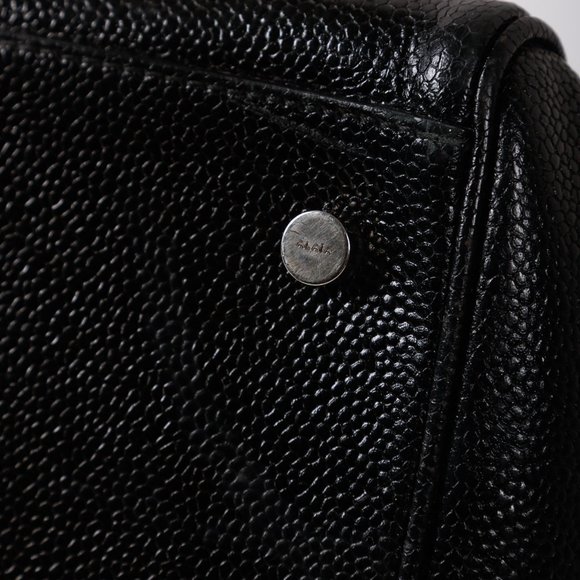 Alaia Black Pebbled Leather Tote - Picture 9 of 9